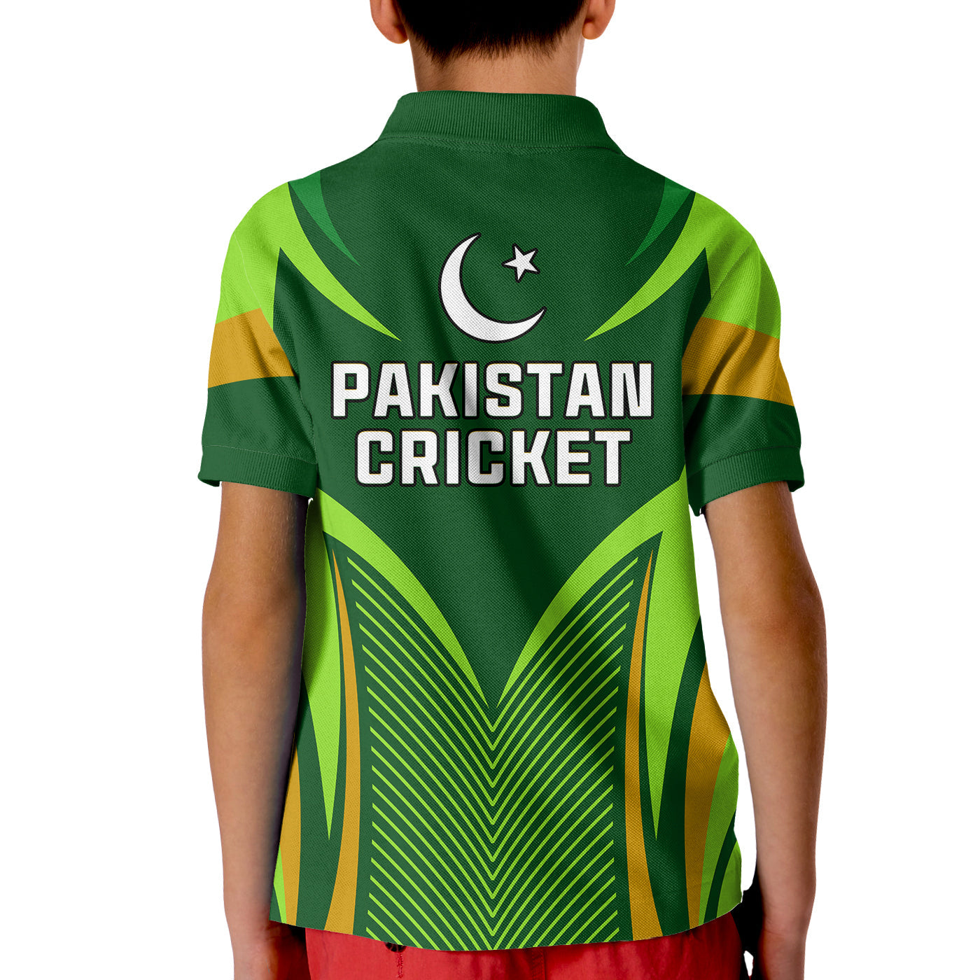Pakistan Cricket Polo Shirt Green Shaheens Champion LT13