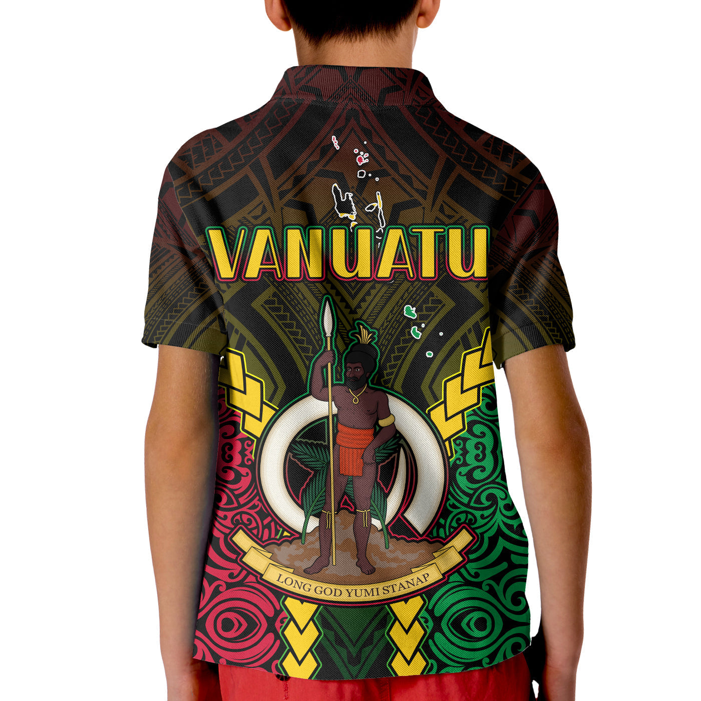 Vanuatu Indigenous Polo Shirt Proud To Be Ni Vanuatu Polynesian Pattern LT13