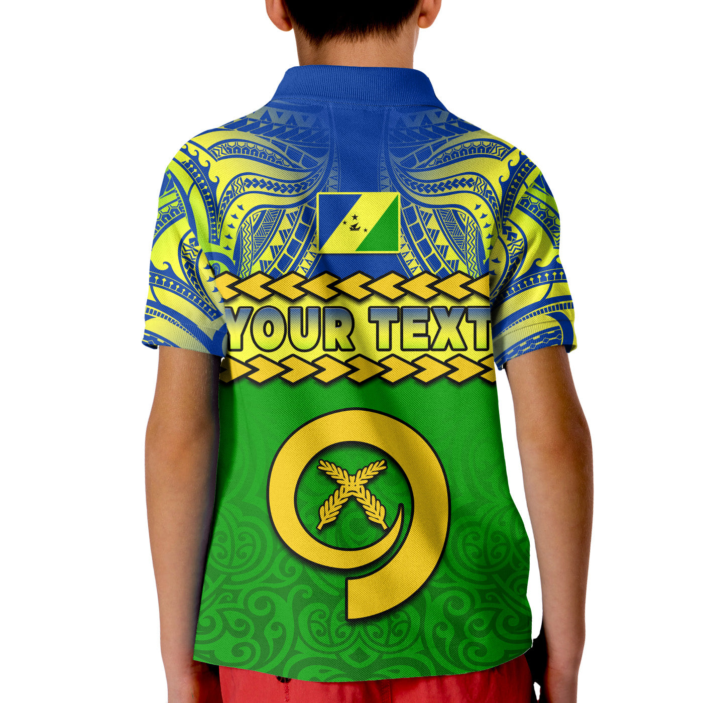 Custom Malampa Province Polo Shirt Vanuatu Pig Tusk Polynesian Flag Style LT14