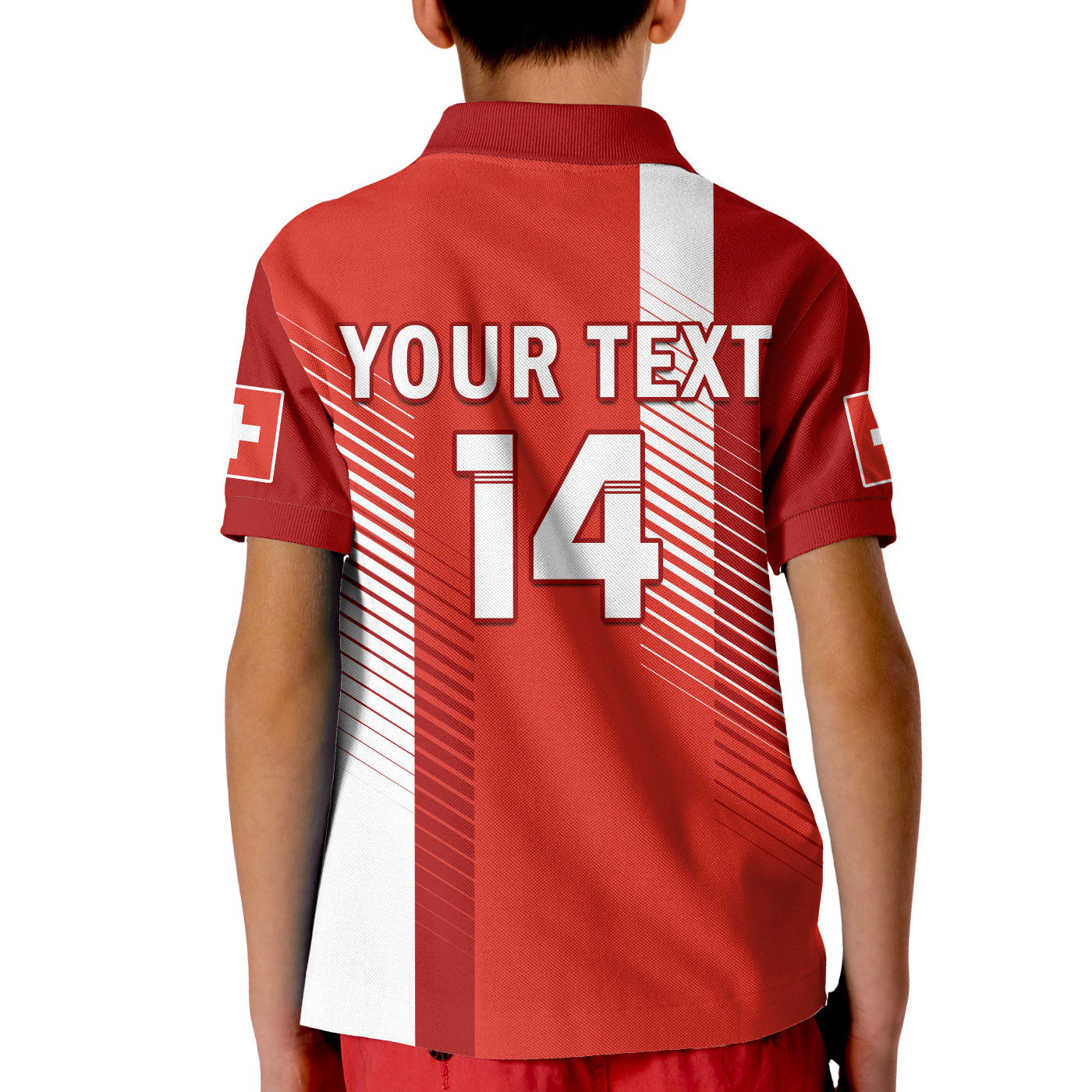 (Custom Text and Number) Switzerland Football Polo Shirt Football 2022 LT14