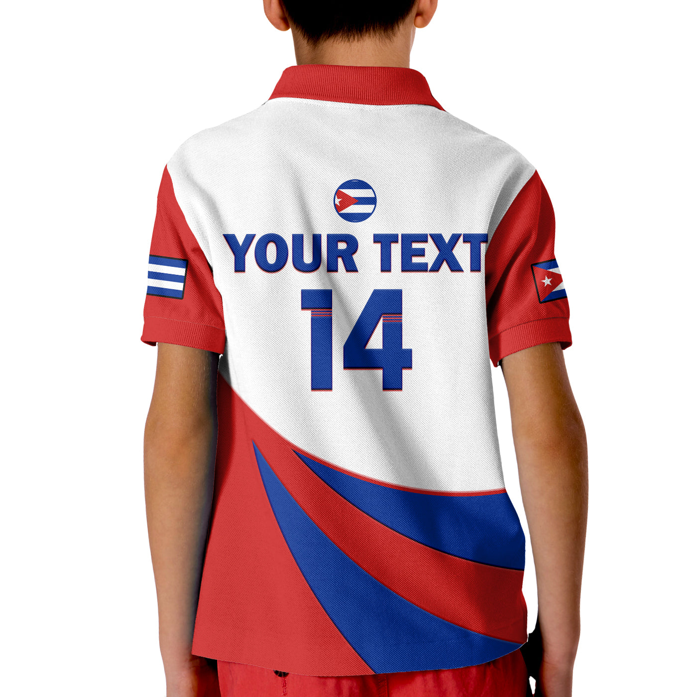 (Custom Text And Number) Cuba Polo Shirt 2023 Baseball LT14