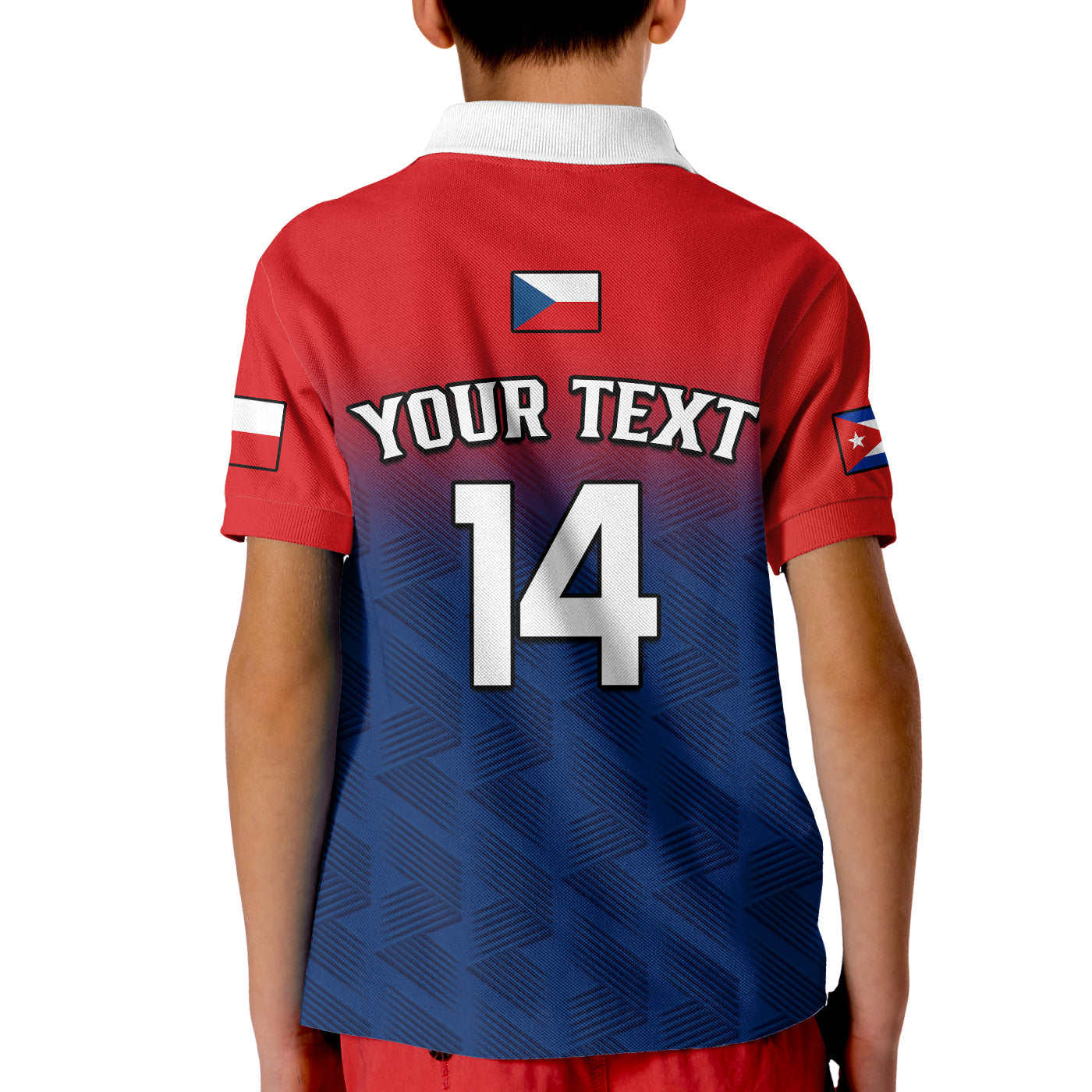 (Custom Text And Number) Czech Republic Polo Shirt 2023 Baseball LT14