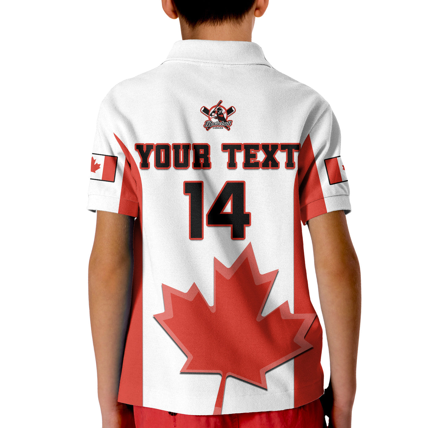 (Custom Text And Number) Canada Baseball Polo Shirt 2023 Canadian Maple Leaf Sporty LT14