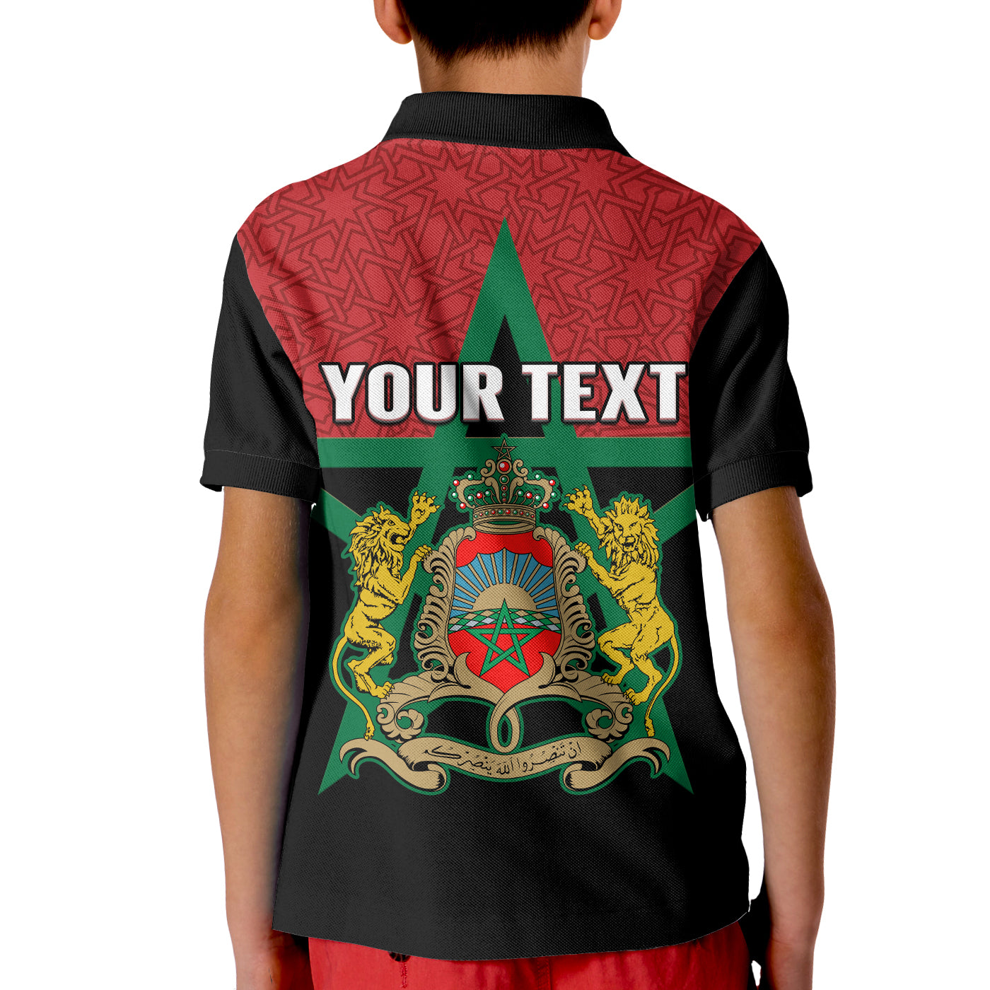 Custom Western Sahara Morocco Polo Shirt Map Black Moroccan Is Always In My Heart LT14