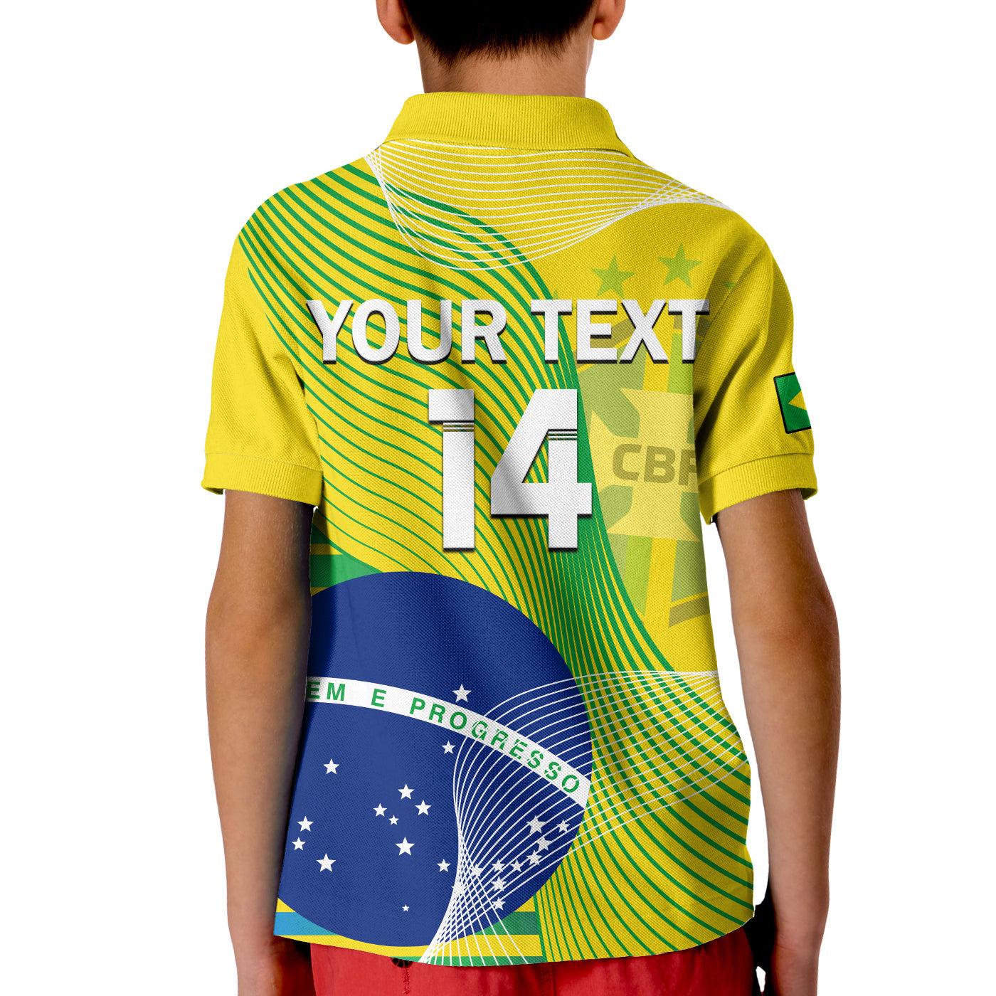 (Custom Text And Number) Brazil Football Polo Shirt Canarinha Champions WC 2022 LT14