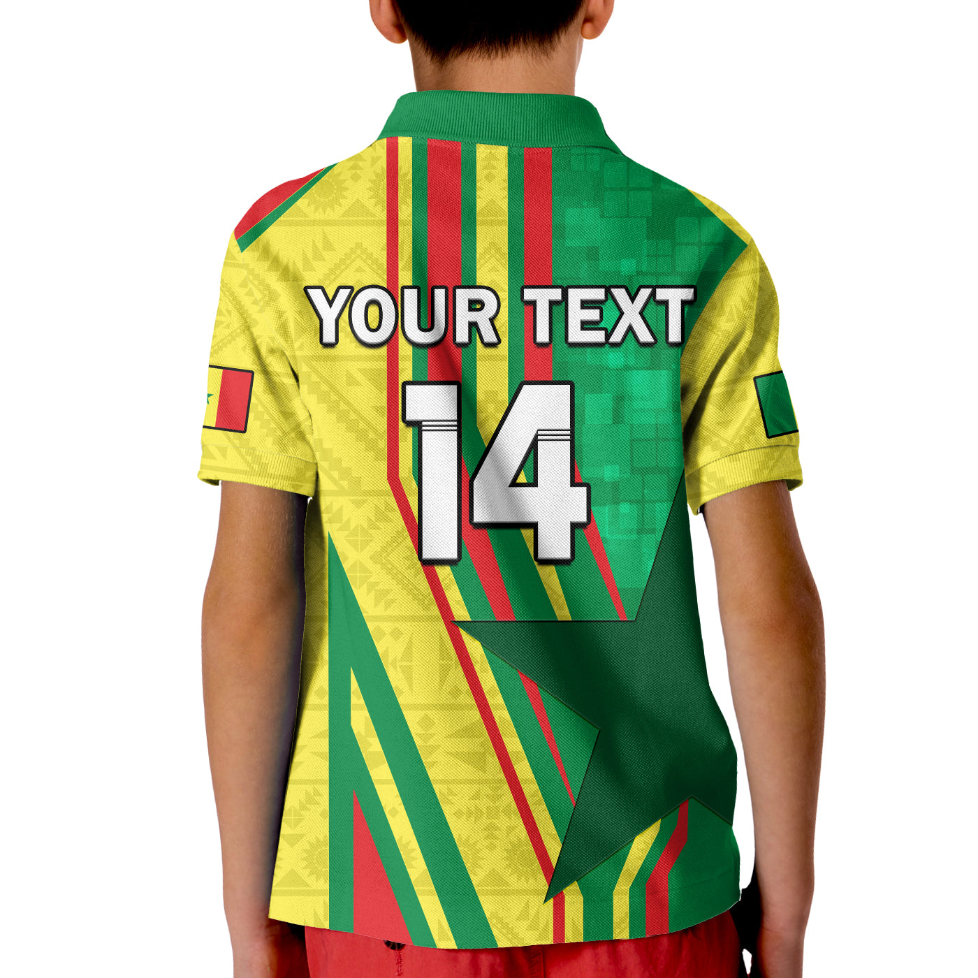 (Custom Text And Number) Senegal Football Polo Shirt Allez Les Lions Sporty Style LT14