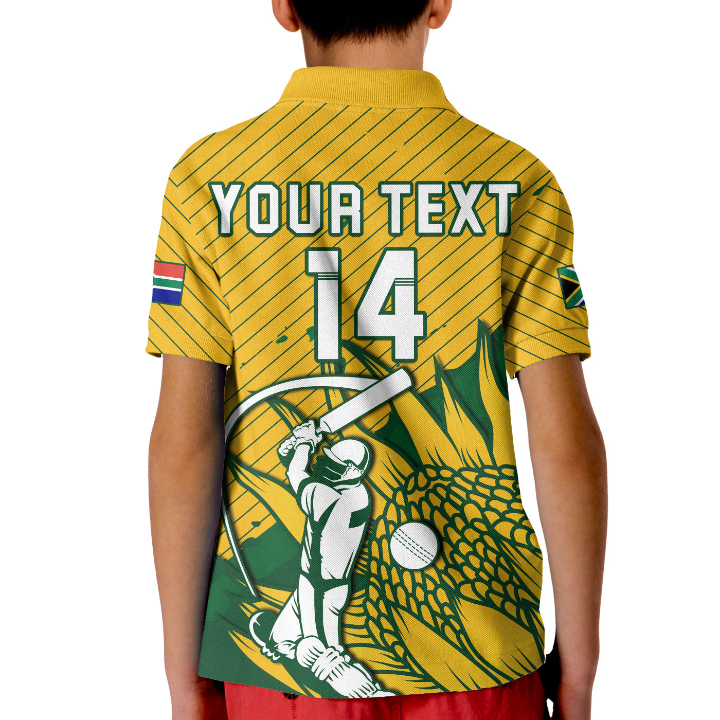 (Custom Text And Number) South Africa Cricket Polo Shirt Go Proteas Unique Style LT14