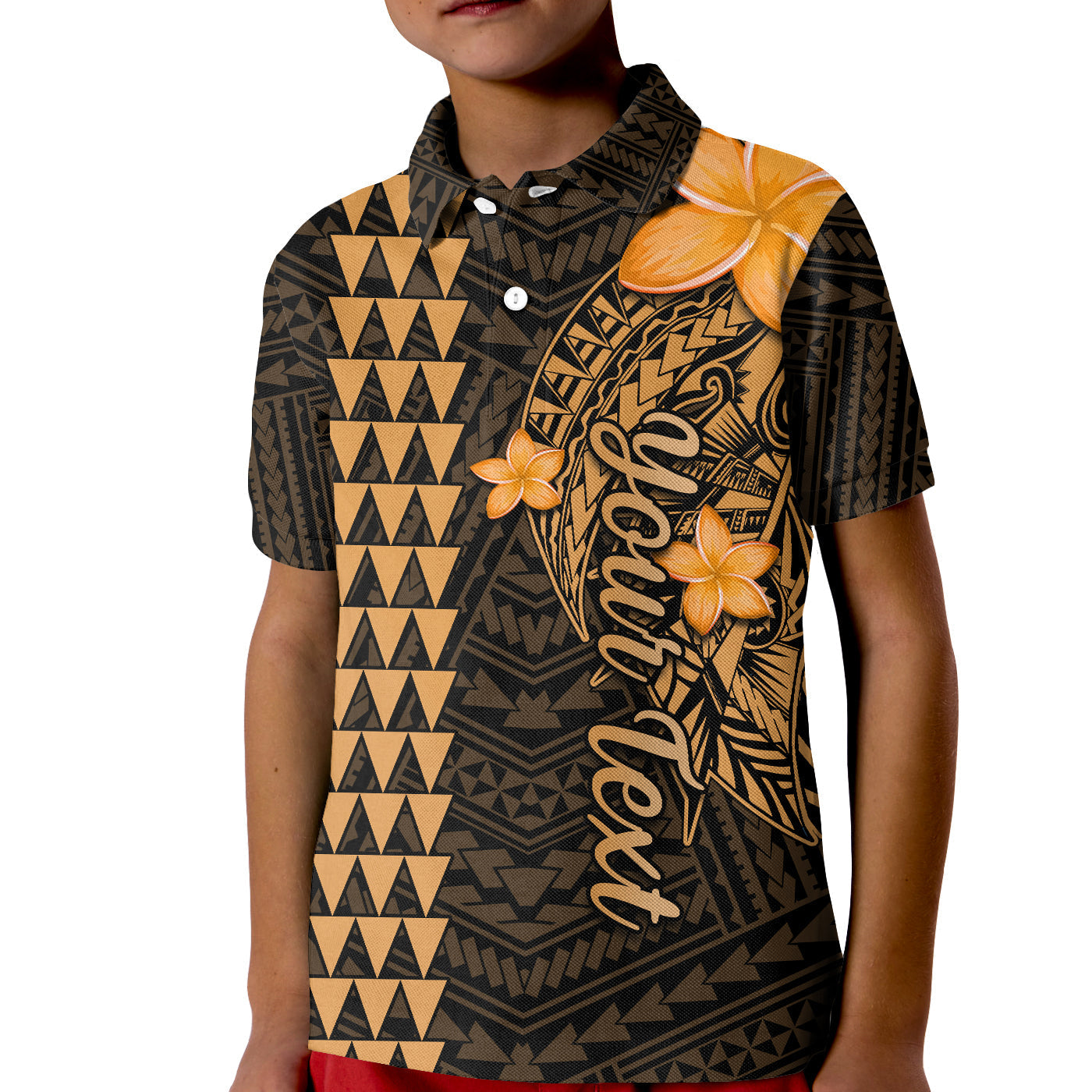 Custom Hawaii Polo Shirt Kakau Kanaka Maoli Combine Polynesian Shark Ver.01 LT14