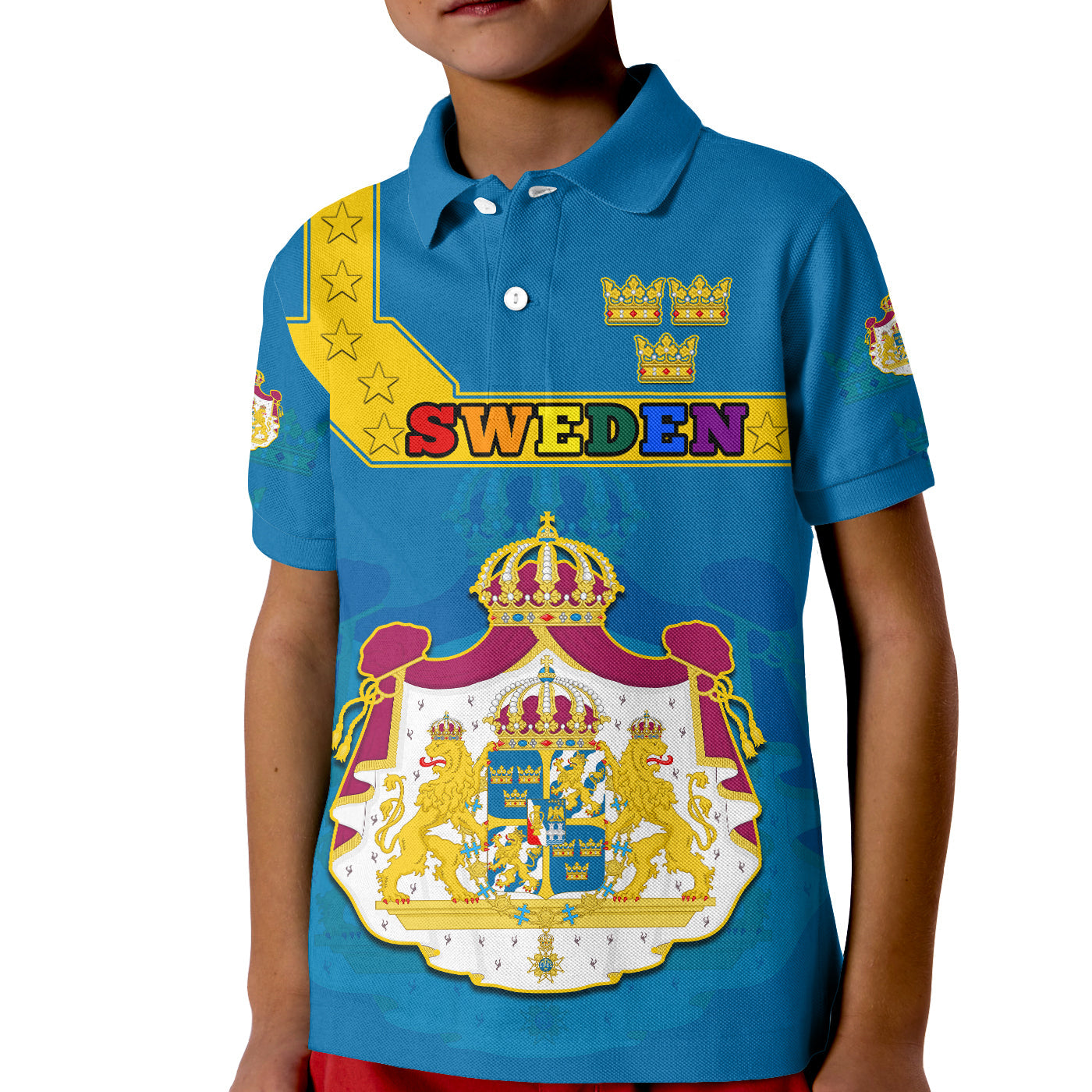 Sweden LGBT Day Polo Shirt Be Proud Of Who You Are LT14