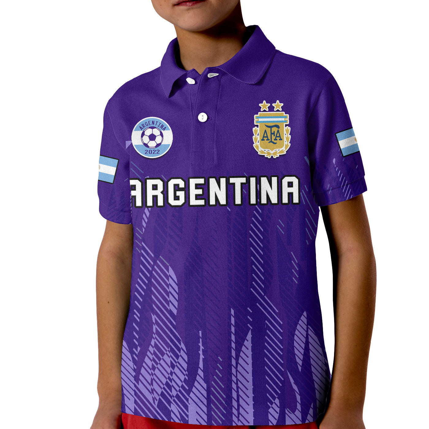 (Custom Text And Number) Argentina Football Polo Shirt Vamos La Albiceleste 2022 Newest Style LT14