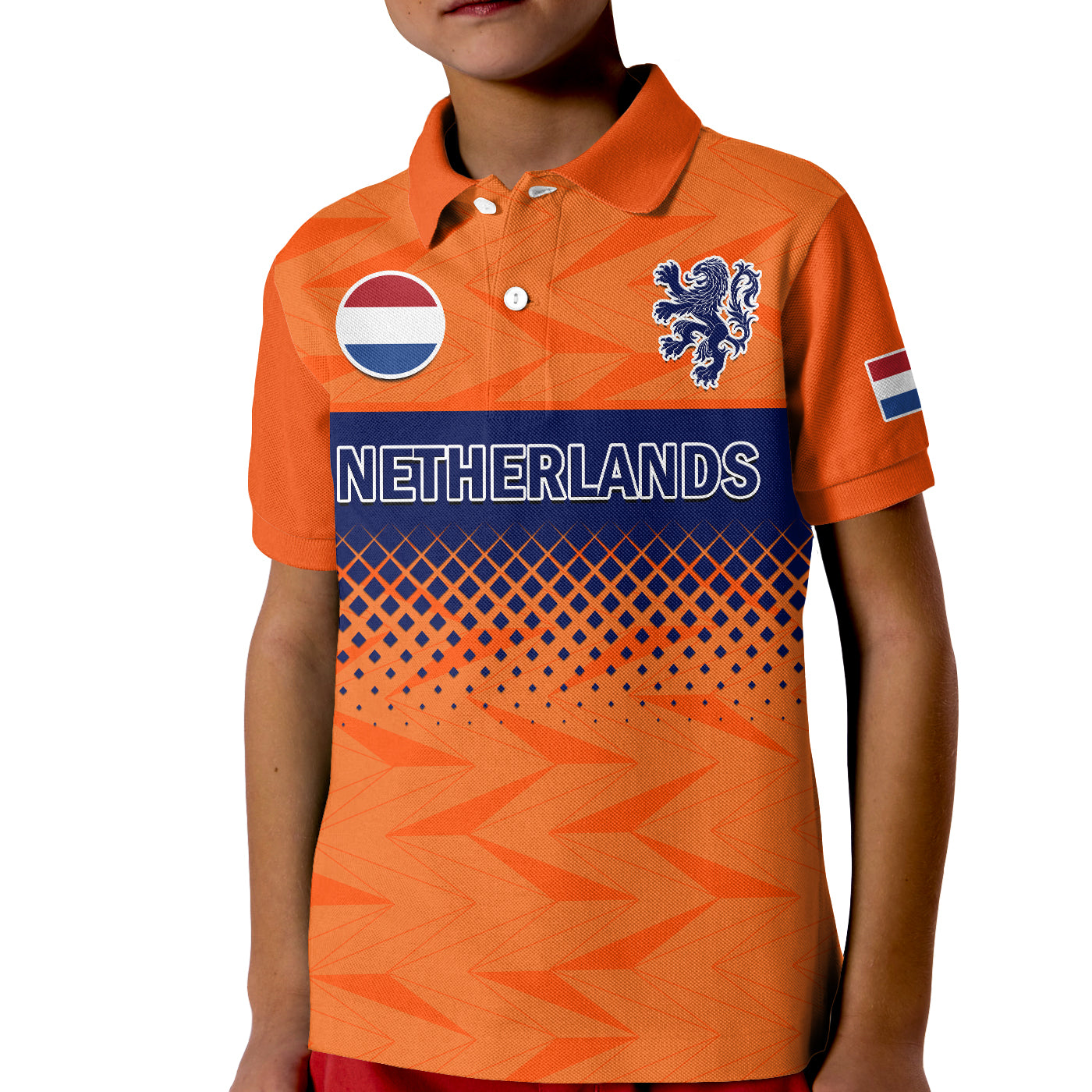 (Custom Text And Number) Netherlands Football Polo Shirt Holland Football 2022 LT14