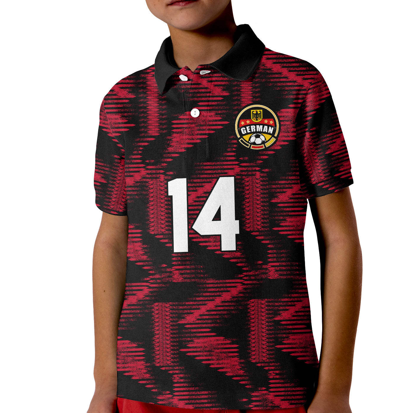 (Custom Text And Number) Germany Football Polo Shirt Nationalelf 2022 Original Style LT14