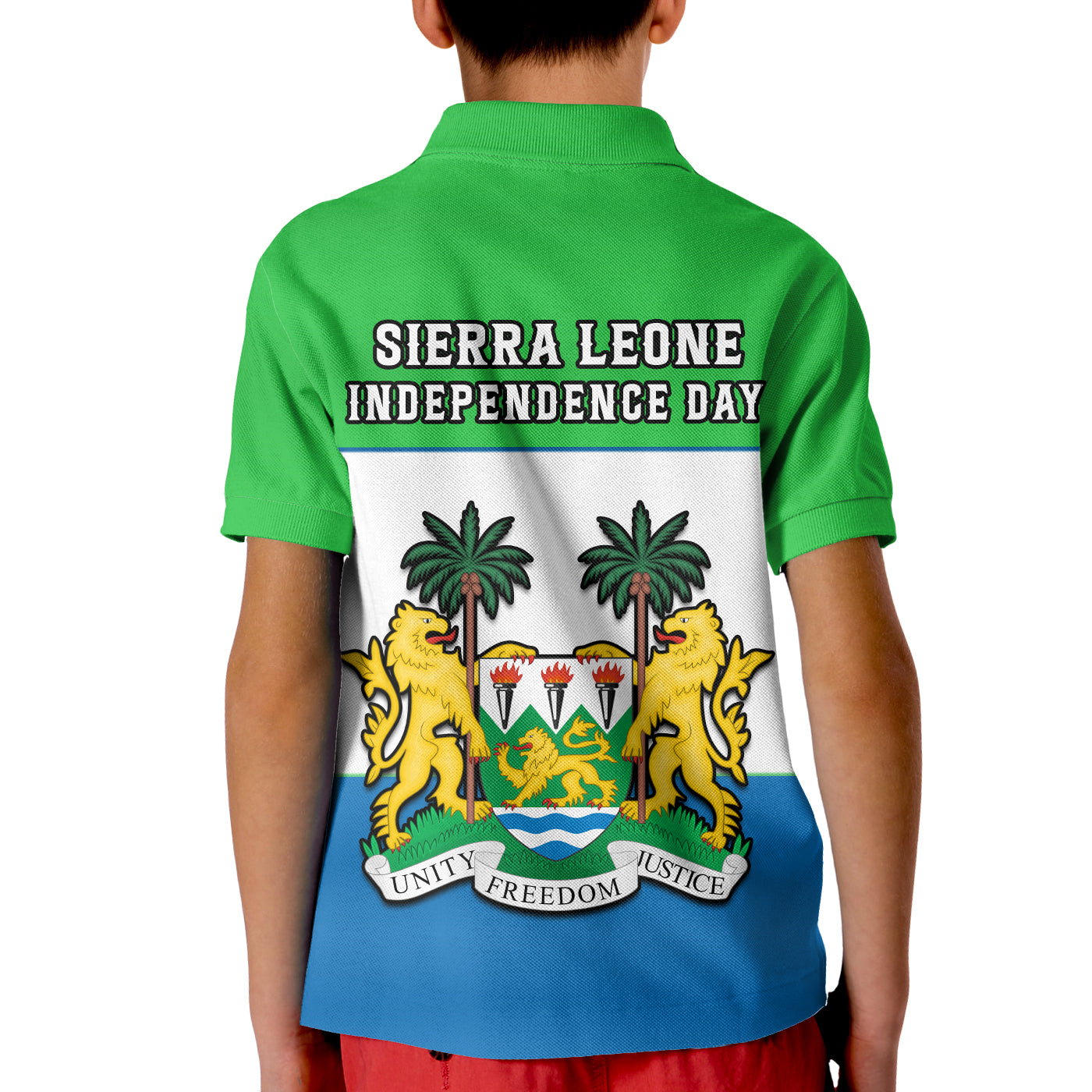 Sierra Leone Polo Shirt Happy Independence Day LT14