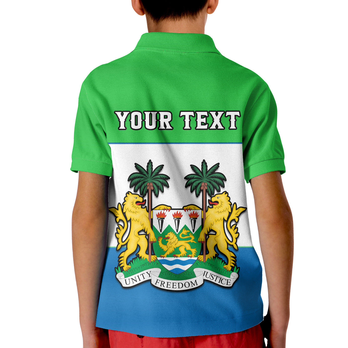 Custom Sierra Leone Polo Shirt Happy Independence Day LT14
