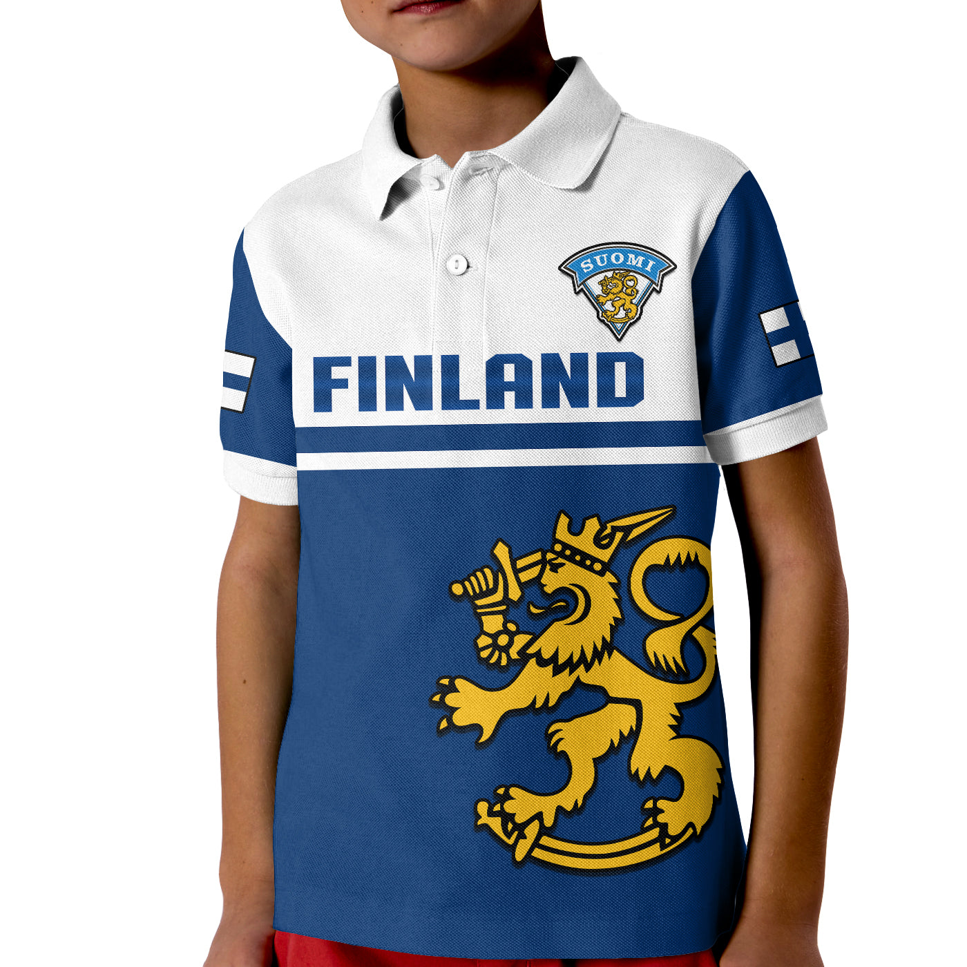 (Custom Text And Number) Finland Hockey Polo Shirt 2023 Come On Suomi LT14