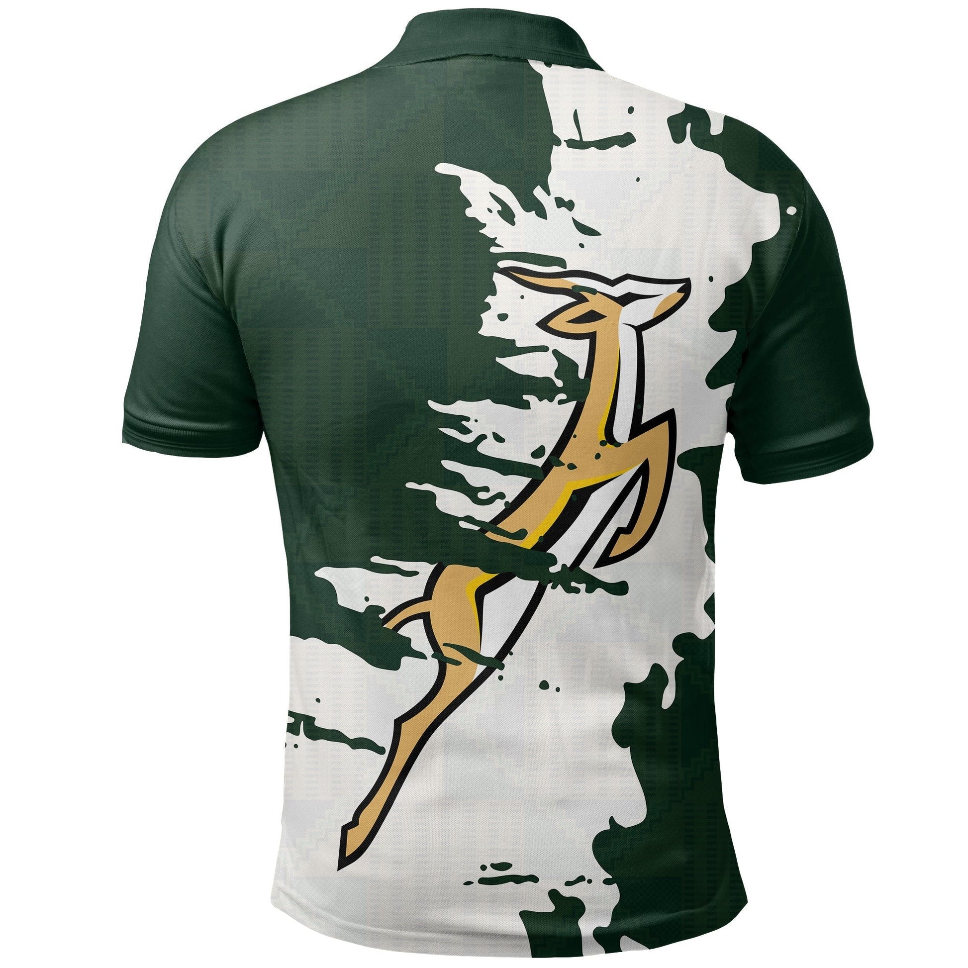 South Africa Springboks Polo Painting Style
