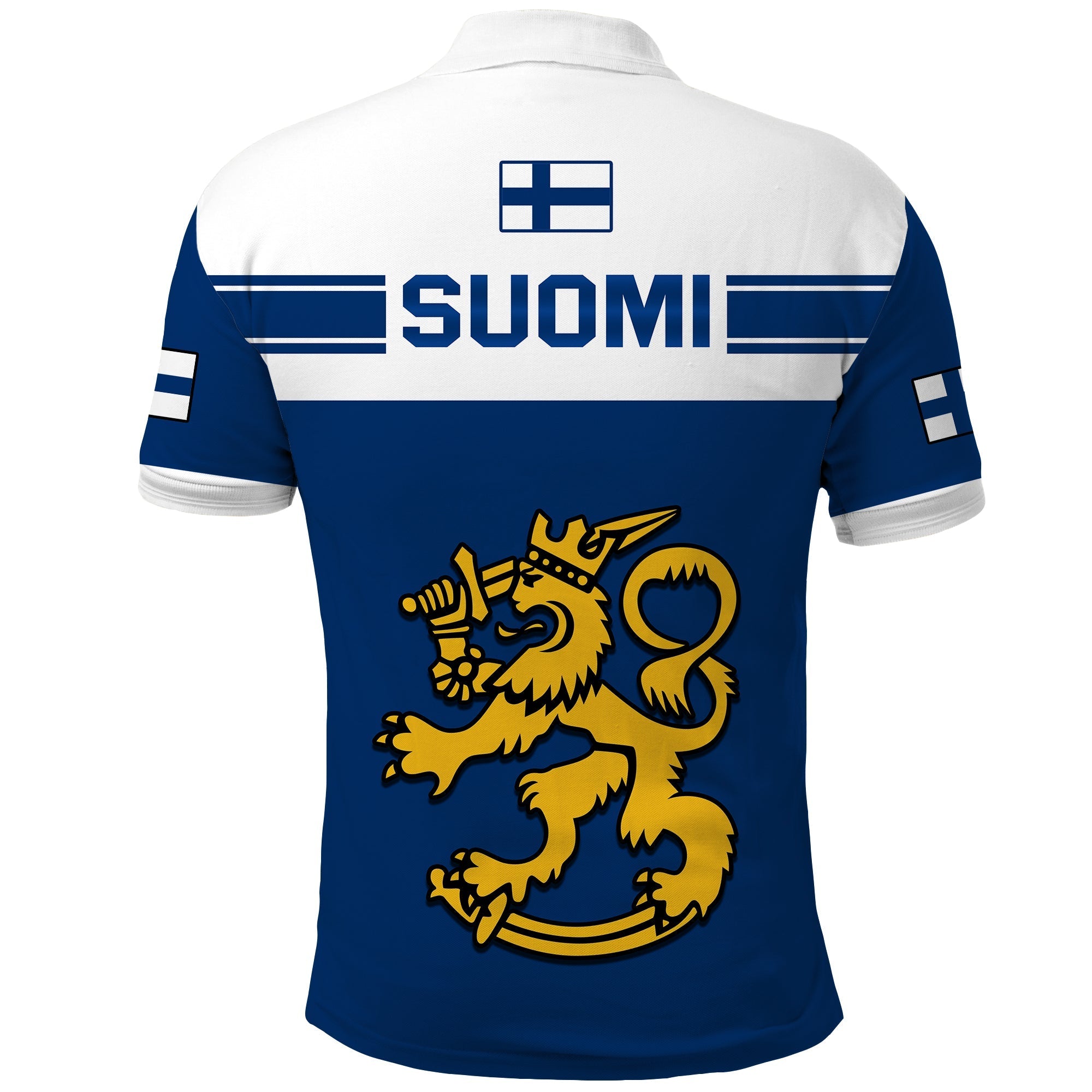 Finland Hockey Polo Shirt 2023 Come On Suomi LT14