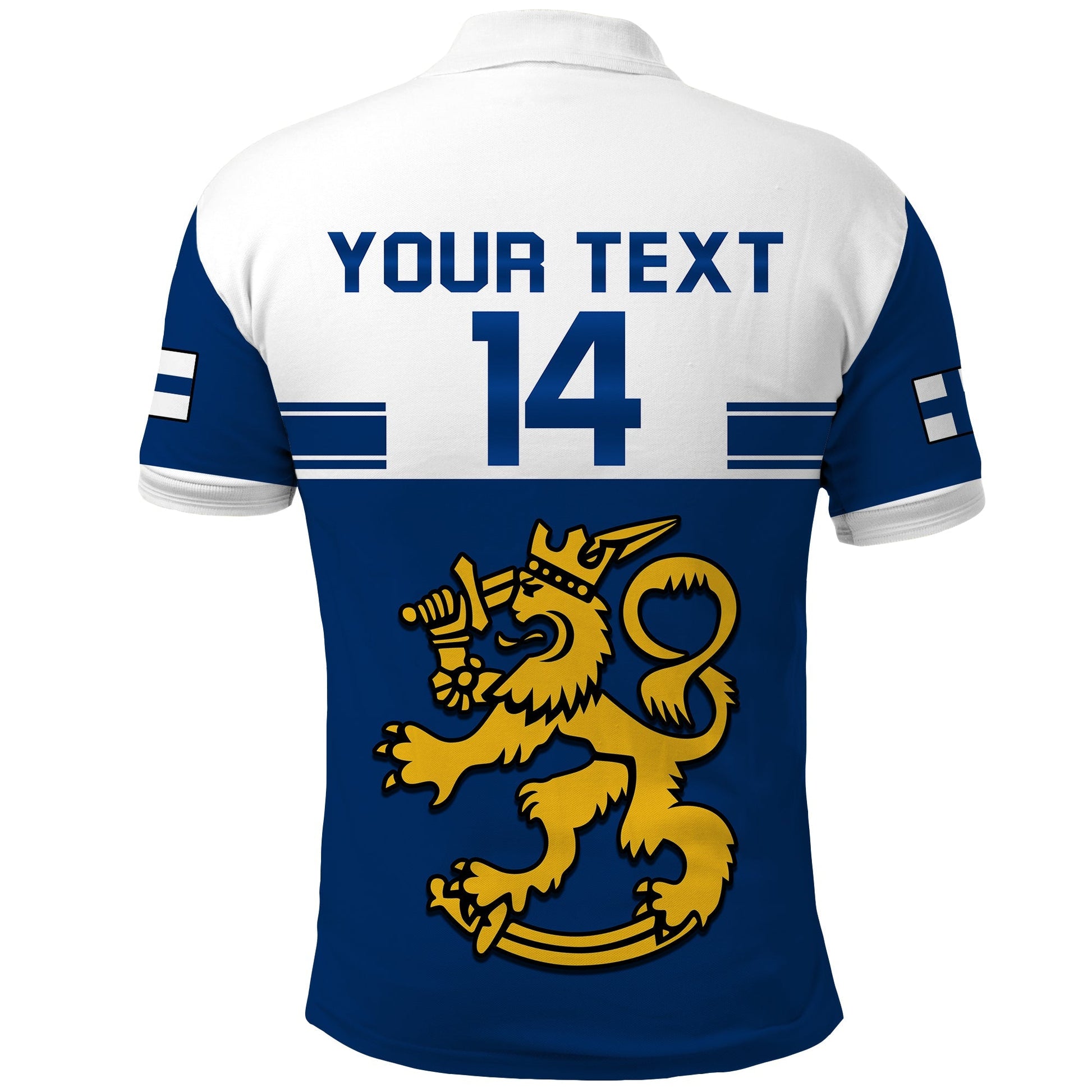 (Custom Text And Number) Finland Hockey Polo Shirt 2023 Come On Suomi LT14