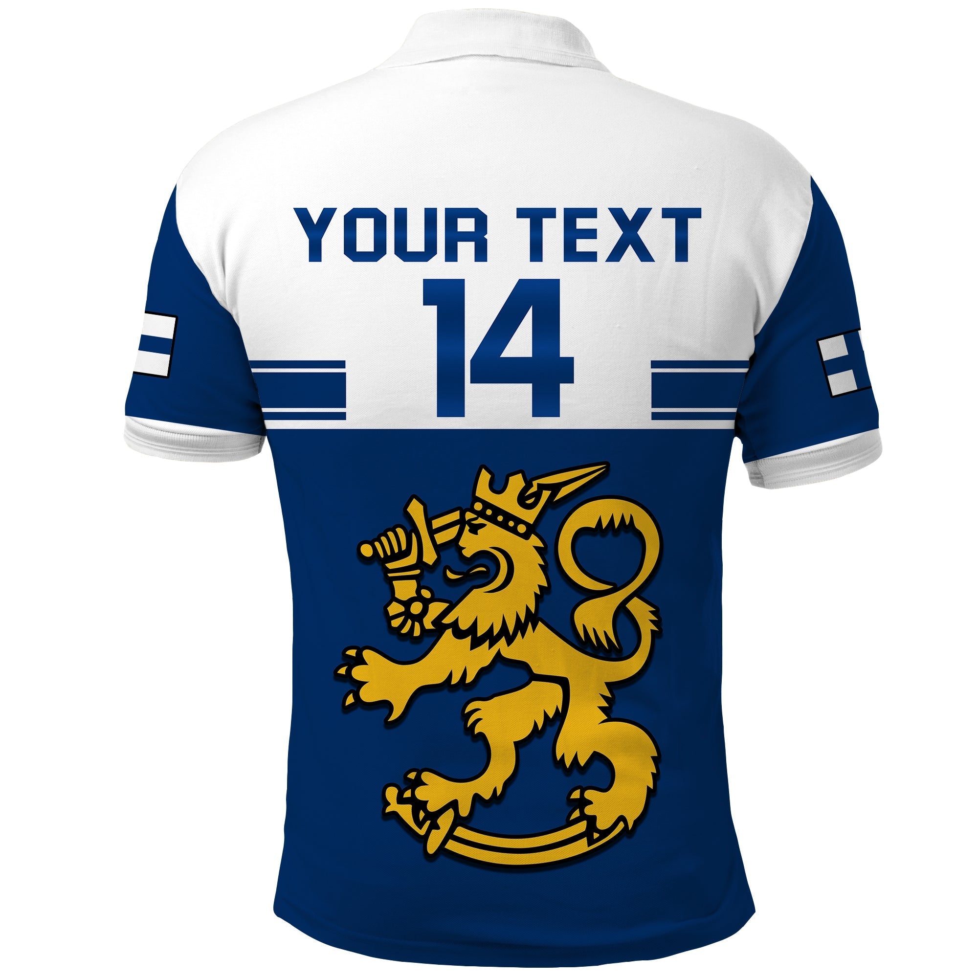 (Custom Text And Number) Finland Hockey Polo Shirt 2023 Come On Suomi LT14