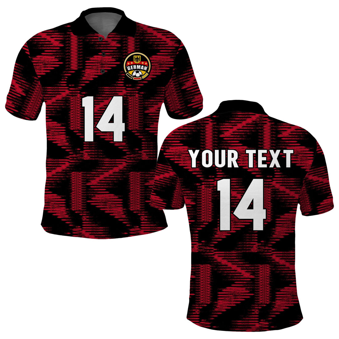 (Custom Text And Number) Germany Football Polo Shirt Nationalelf 2022 Original Style LT14