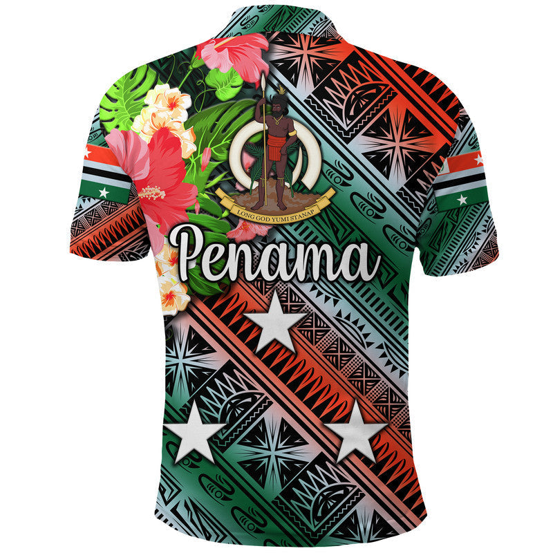 Penama Vanuatu Polo Shirt Independence Be Proud LT8