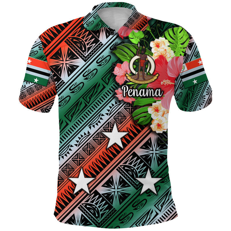 Penama Vanuatu Polo Shirt Independence Be Proud LT8