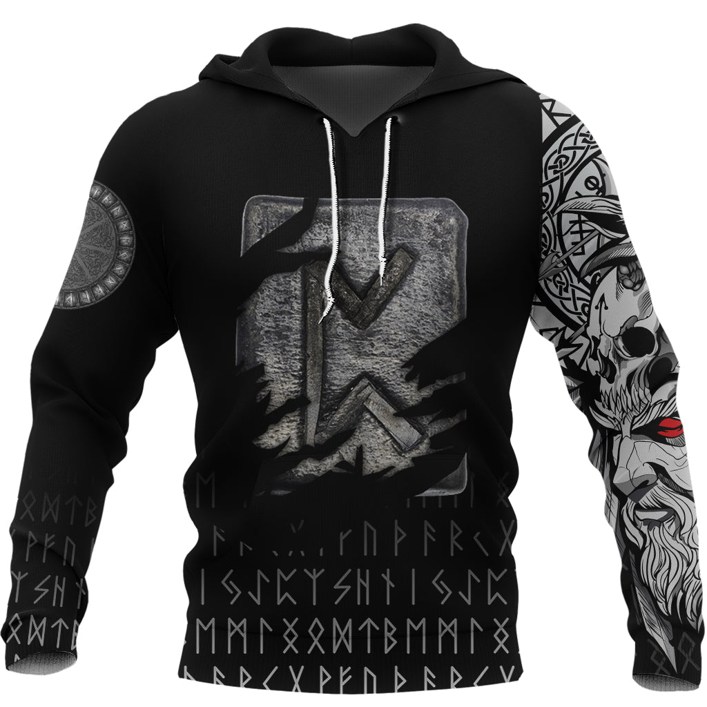 Viking Hoodie Perth Norse Runes RLT12