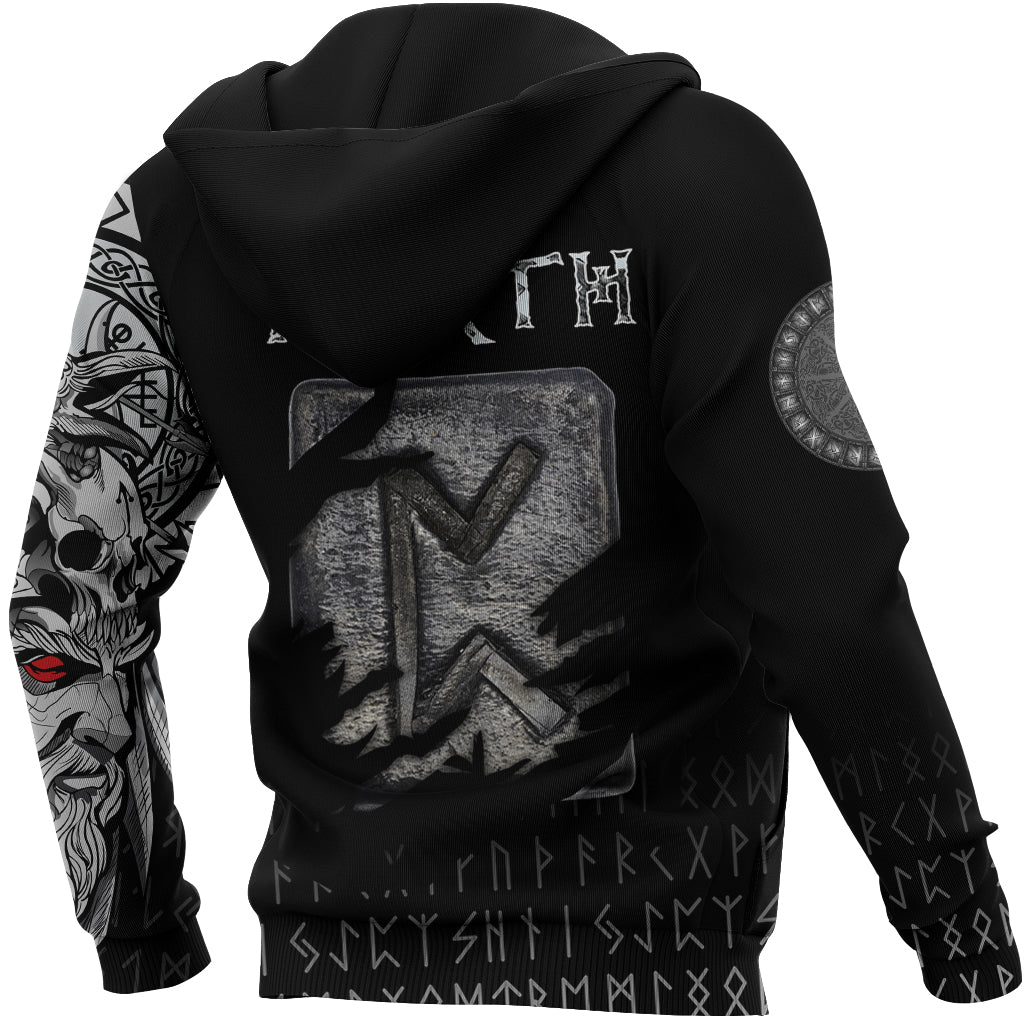 Viking Hoodie Perth Norse Runes RLT12