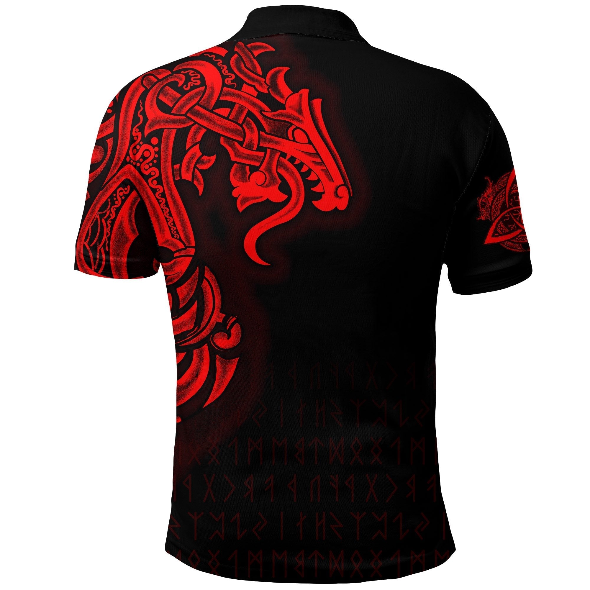Viking Polo Shirt Best Jormungand Tattoo Style RLT12