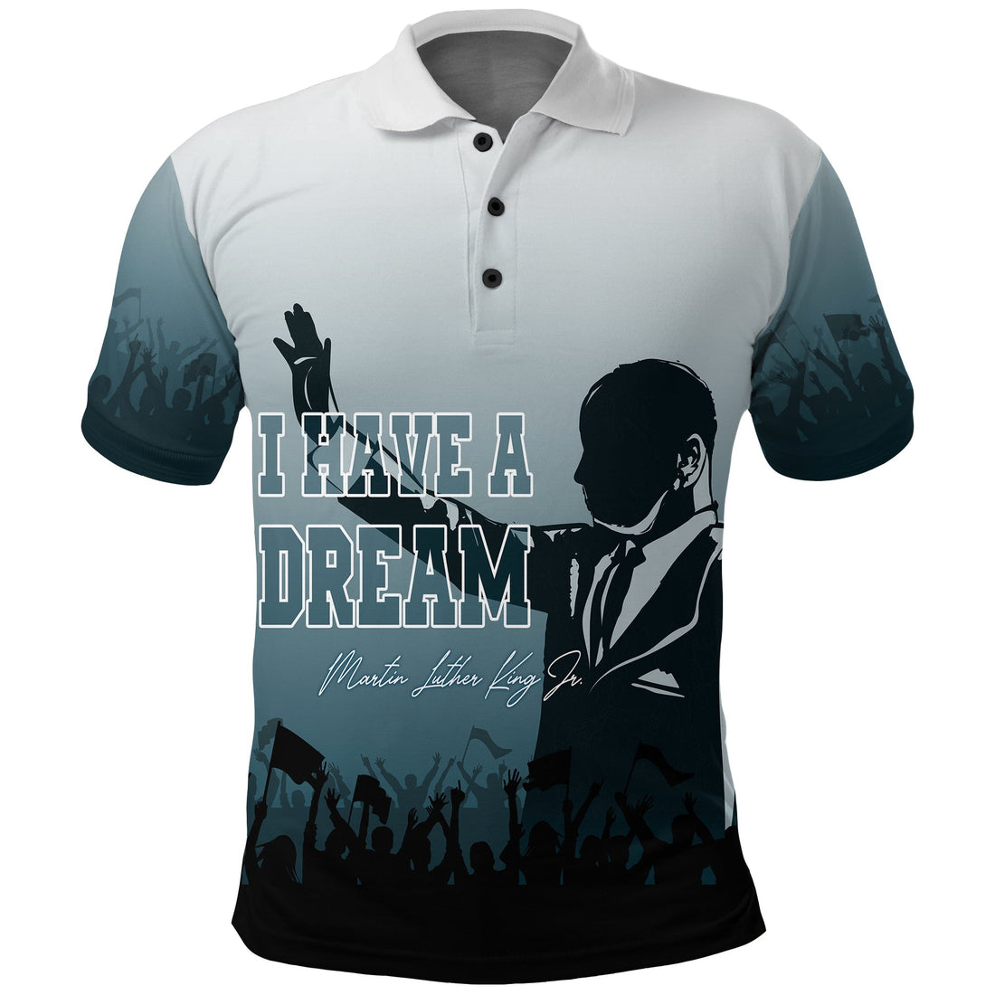 MLK Day Polo Shirt I Have A Dream LT7