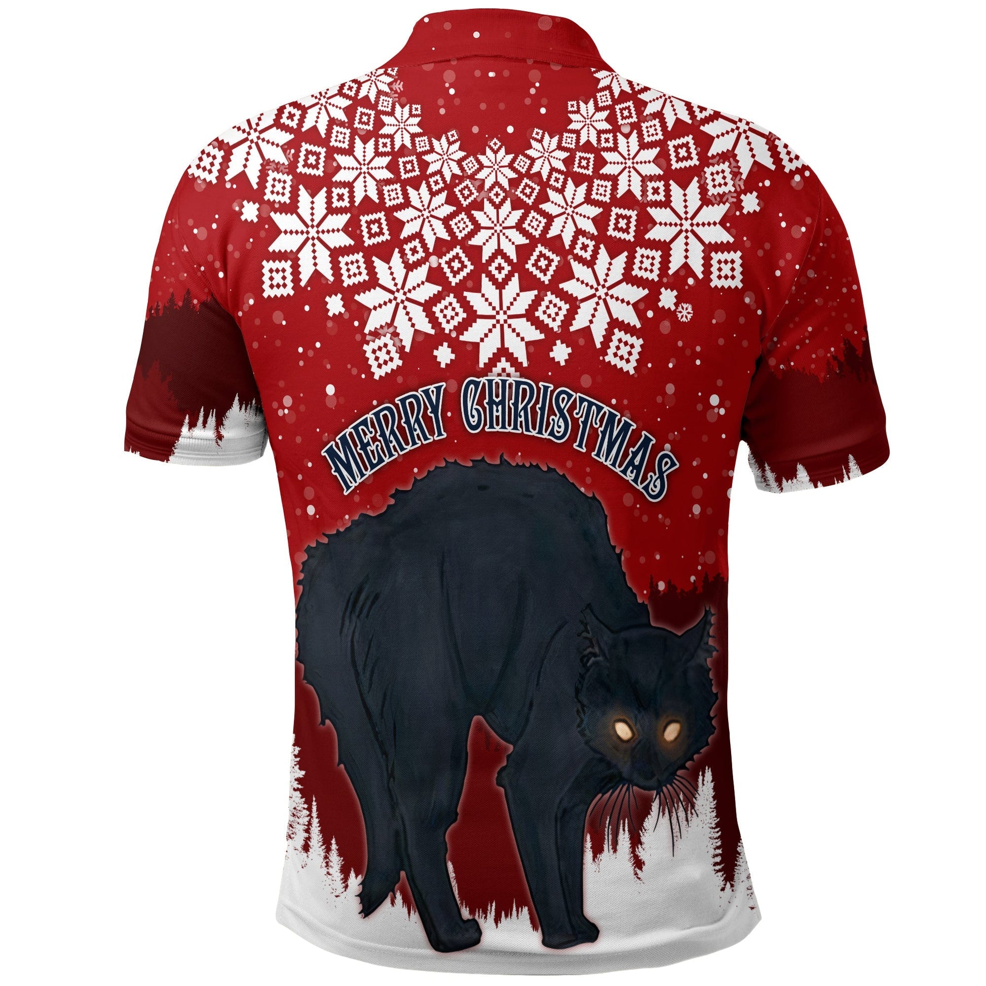 Iceland Polo Shirt Christmas Beware Jolakotturinn LT7