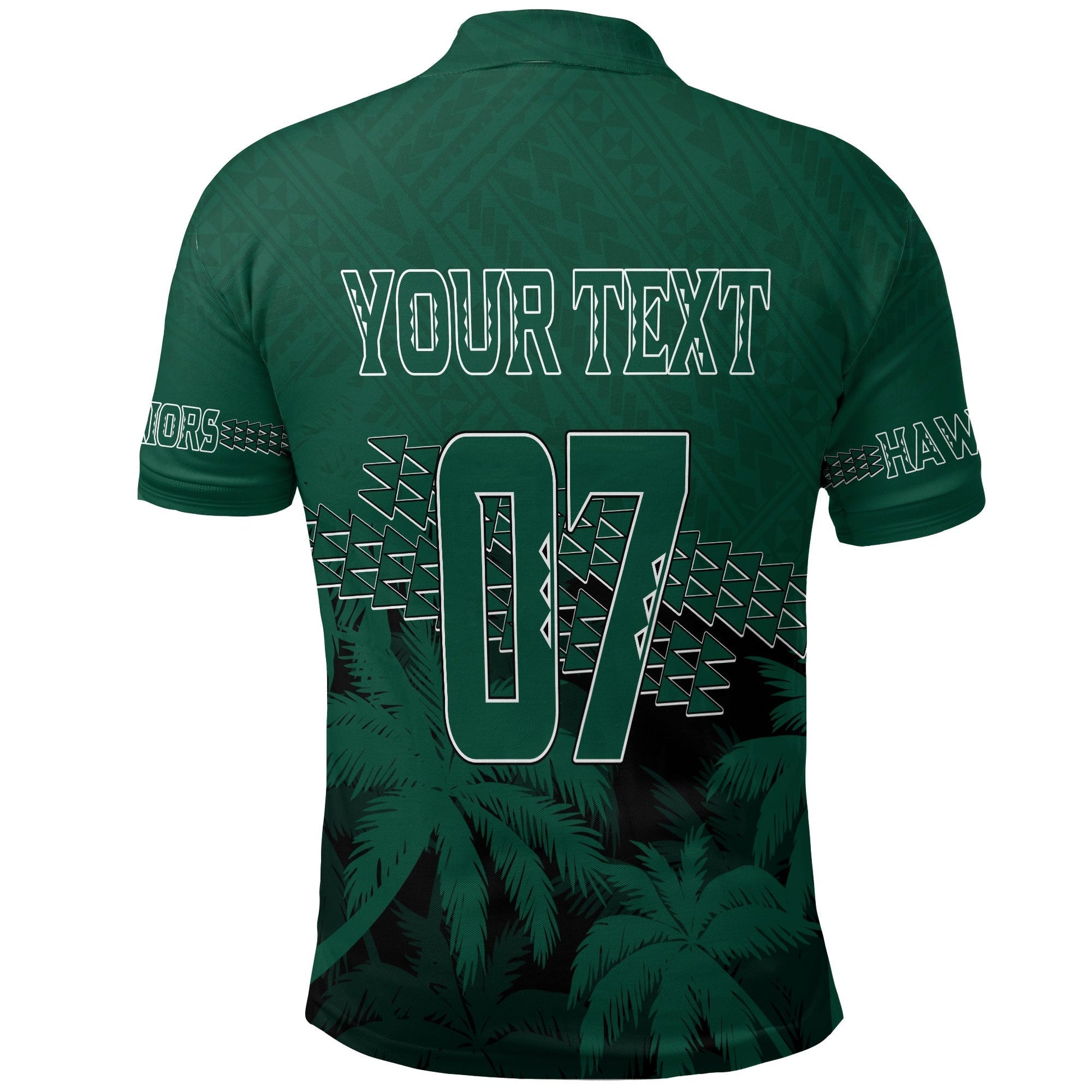 Custom Hawaii Rainbow Warriors Polo Shirt Laau Pama LT7