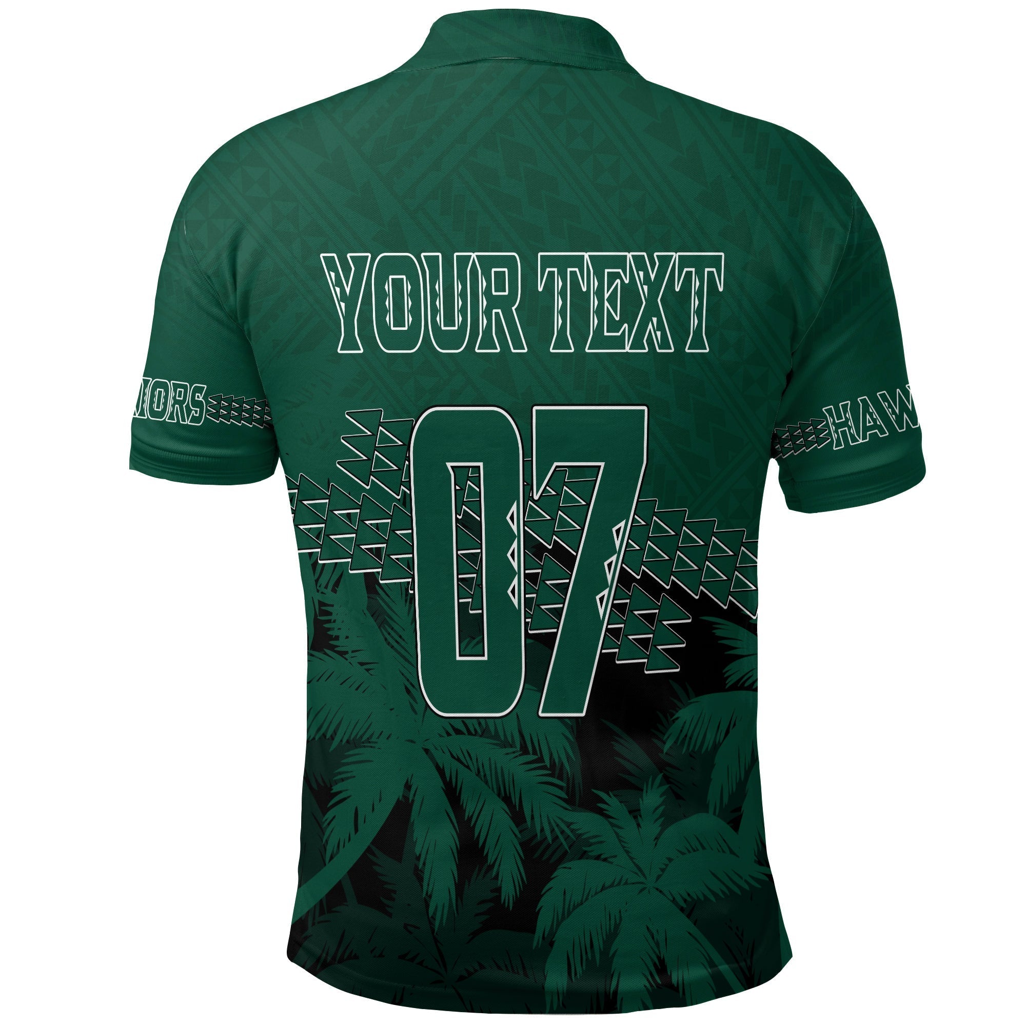 Custom Hawaii Rainbow Warriors Polo Shirt Laau Pama LT7