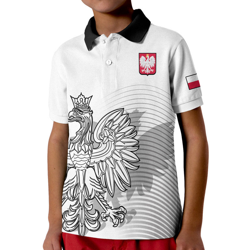 Custom Poland Football Eagles Polo Shirt Sporty Style LT9