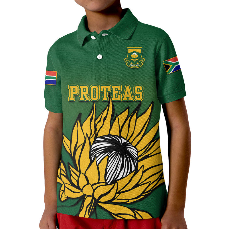 Custom South Africa National Cricket Team Polo Shirt Proteas Sport Green Style LT9