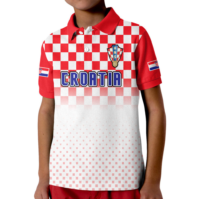 Croatia Hrvatska Football Vibe Polo Shirt LT9