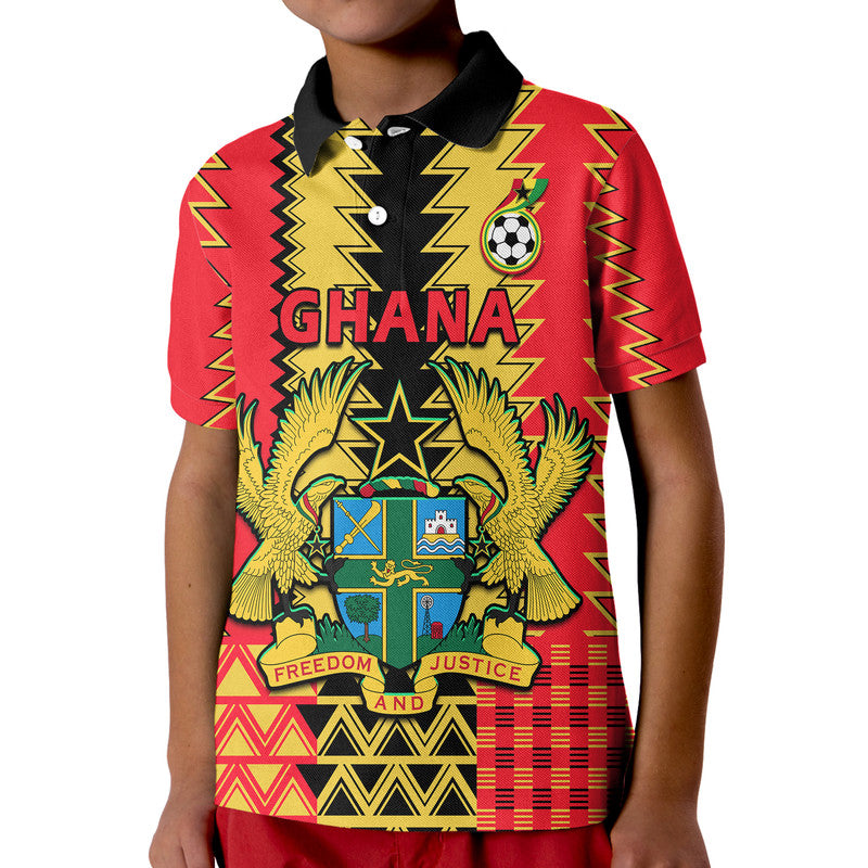 Custom Ghana Football Sport Style Polo Shirt LT9