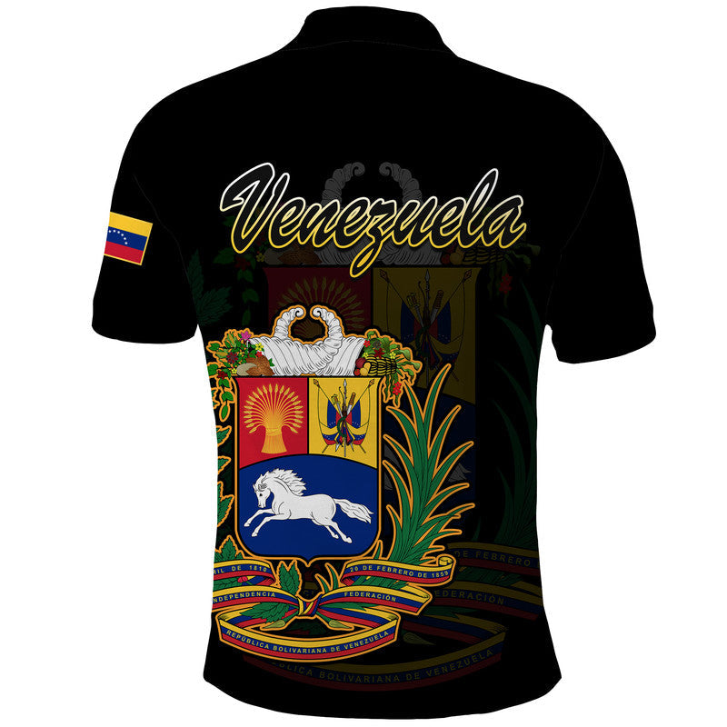 Venezuela Polo Shirt Coat Of Arms LT9