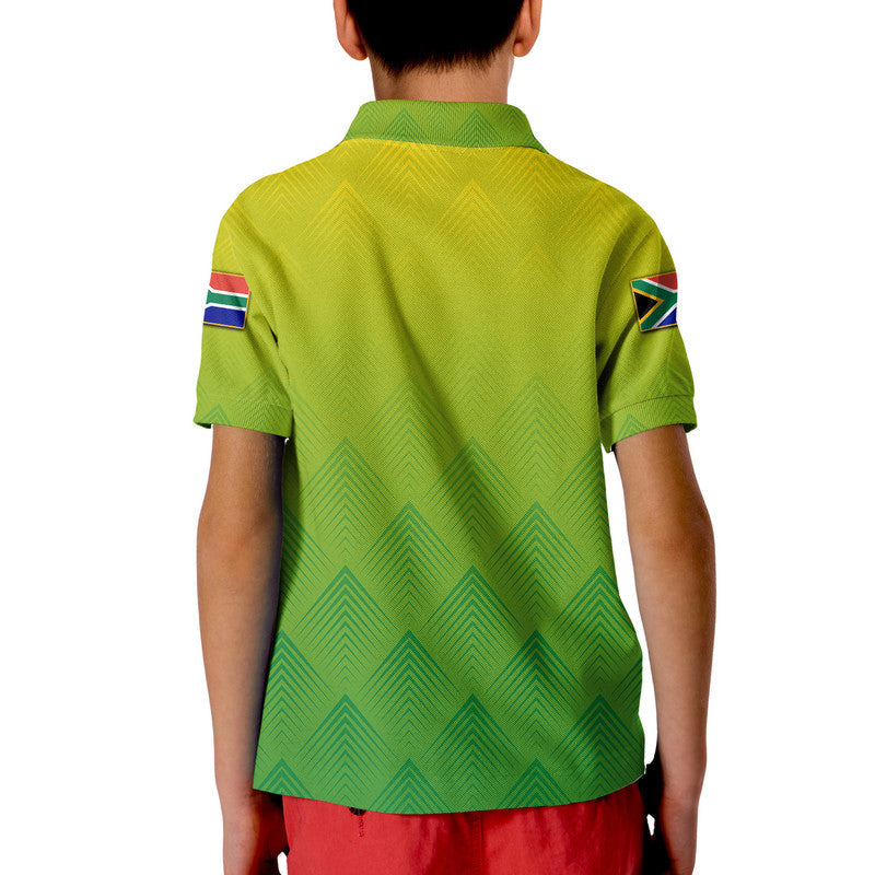South Africa National Cricket Team Polo Shirt Proteas Sports Yellow Style LT9