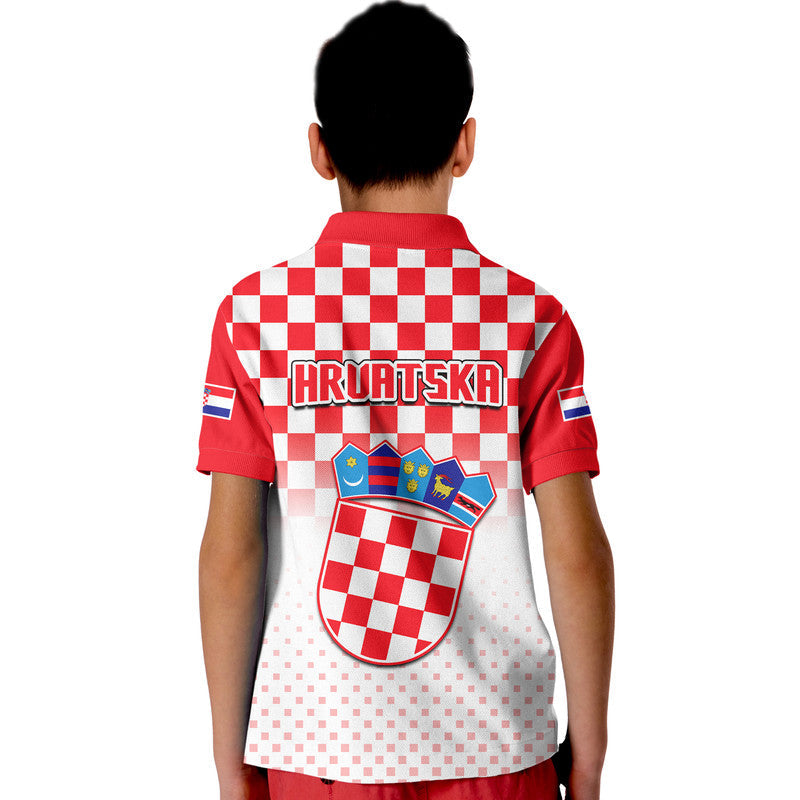Croatia Hrvatska Football Vibe Polo Shirt LT9