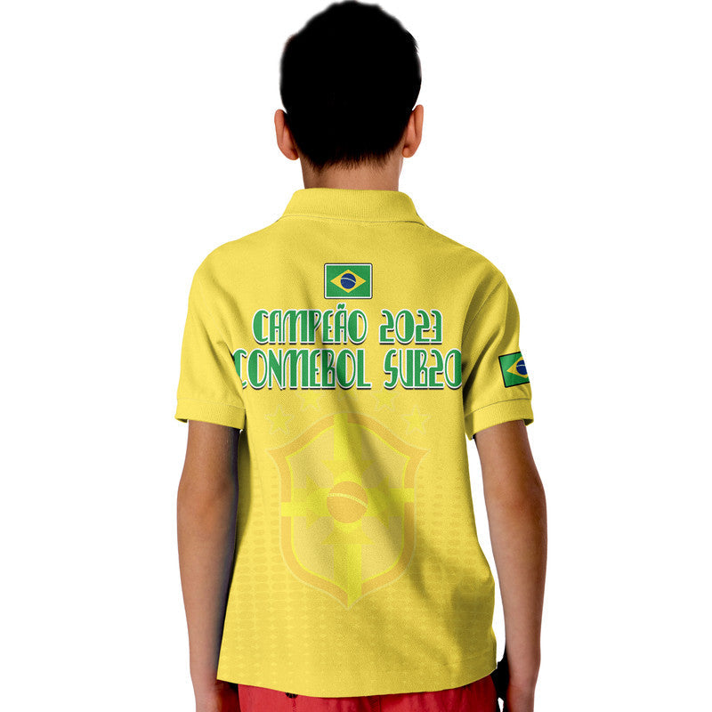 Brazil Football Sub20 Champions South American Polo Shirt LT9