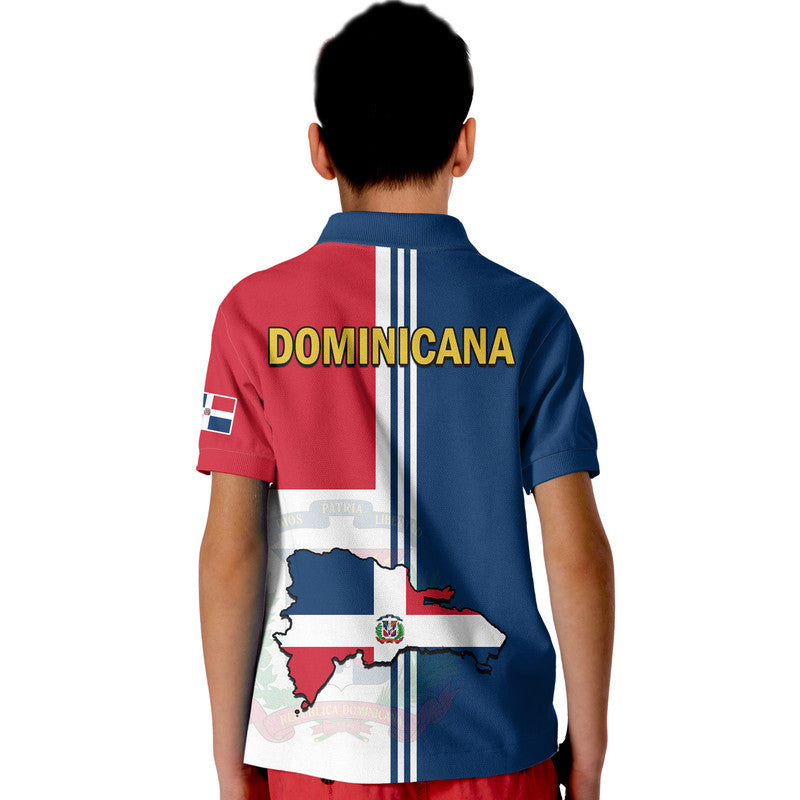 Dominican Republic Polo Shirt Coat Of Arms And Flag Map LT9