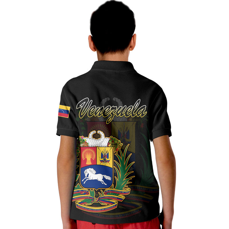 Venezuela Polo Shirt Coat Of Arms LT9