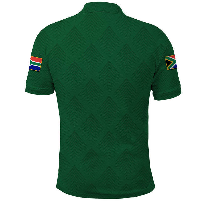 South Africa National Cricket Team Polo Shirt Proteas Sport Green Style LT9