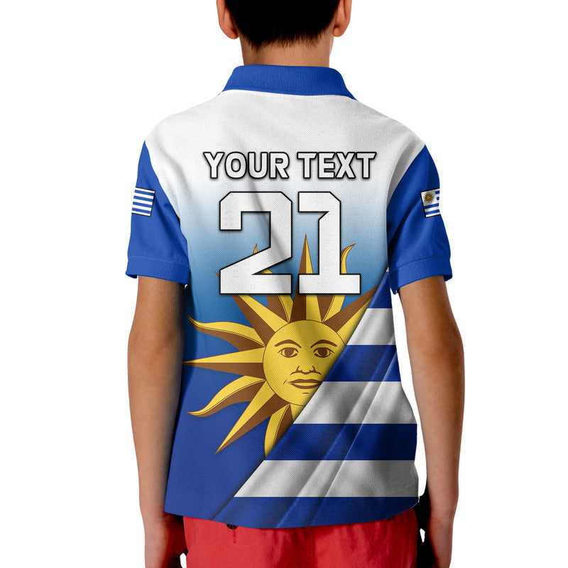 Custom Uruguay Football La Celeste World Cup Polo Shirt LT9