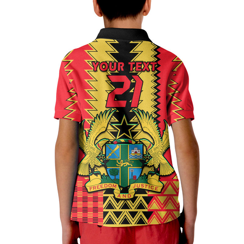 Custom Ghana Football Sport Style Polo Shirt LT9