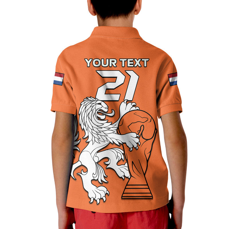 Custom Netherlands Polo Shirt Football 2022 LT9
