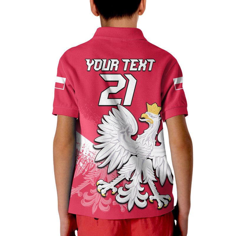 Custom Poland Football Polo Shirt Coat of Arms No2 LT9