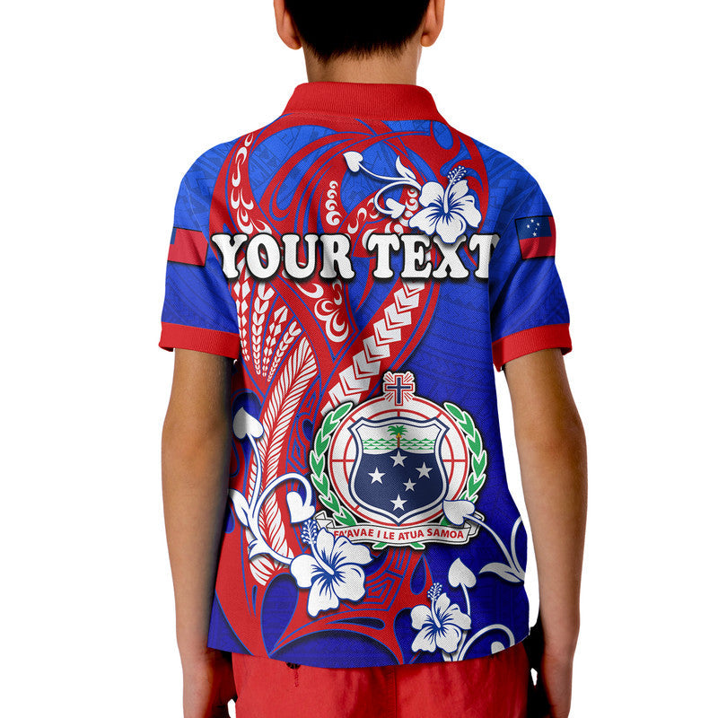 Custom Special Samoa FAST Party Polo Shirt Tribal Samoan Hibiscus Design LT9
