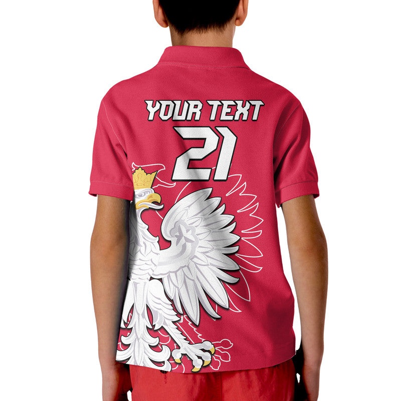 Custom Poland Football Polo Shirt Coat of Arms No1 LT9